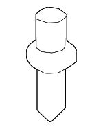S51S51833 - Body: Upper Grille Rivet for Mazda Image