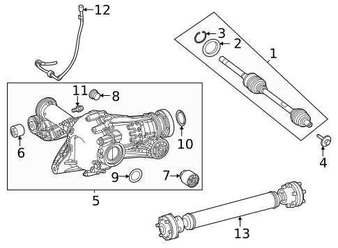 Carrier & Front Axles for 2022 Mercedes-Benz GLE 53 AMG&reg; SUV #0