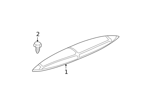 High Mounted Stop Lamp for 2006 Buick Rendezvous #0