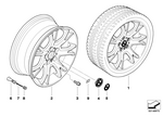 36113417268 - : Wheel, Alloy for BMW Image