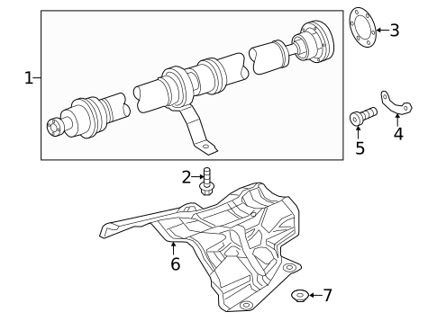 Drive Shaft for 2019 Audi RS5 Sportback #0