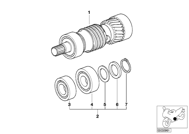 23111341427 - : Shim - 42X52X0.35 for BMW-Motorrad Image
