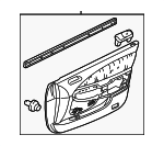 83583S0KA00ZE - Body: Door Trim Panel for Acura Image