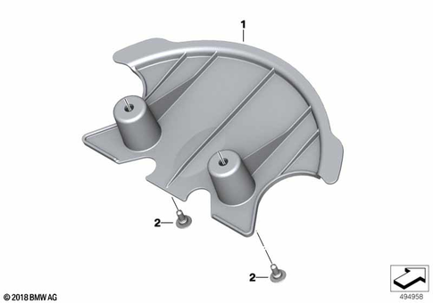 Front Wheel Fender for 2021 BMW-Motorrad M 1000 RR #1