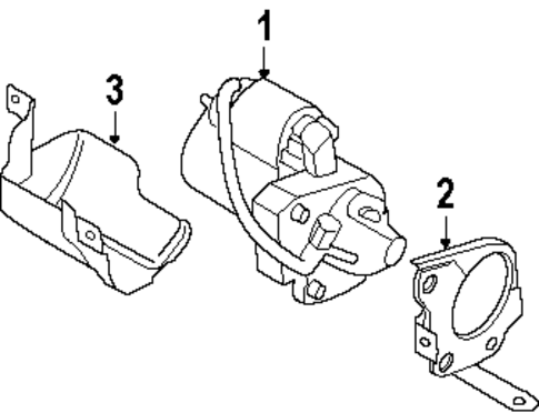Starter for 2006 Nissan Maxima #1
