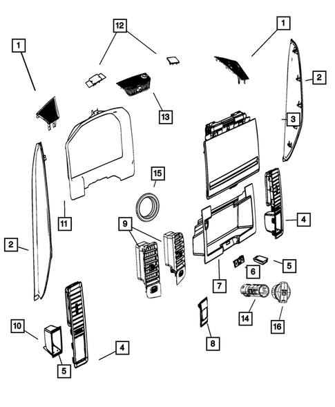 Instrument Panel for 2017 Ram 3500 #0