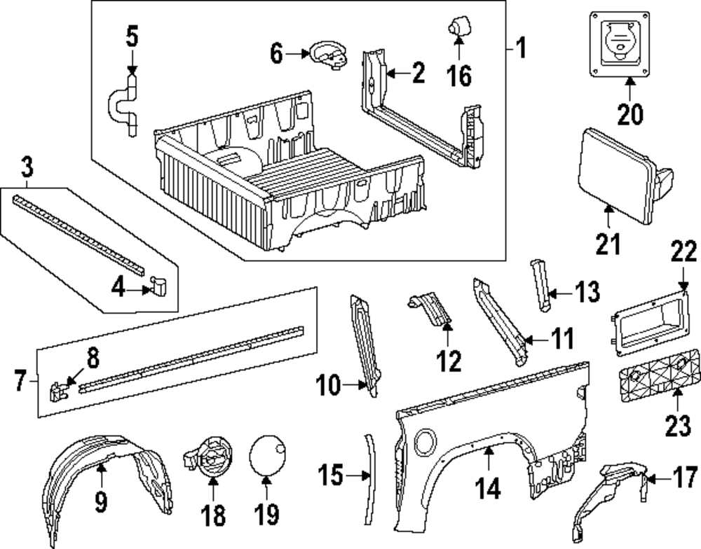 ku__uu20 Genuine Toyota Side Reinforced 65635-AK020 | eBay