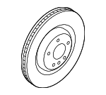 8W0615601K - Brakes: Rotor for Audi: A4, A4 allroad, A4 Quattro, A5 Quattro, A5 Sportback, A6, A6 allroad, A6 Quattro, A7 Quattro, A7 Sportback, Q7, RS5, S4, S5, S5 Sportback Image