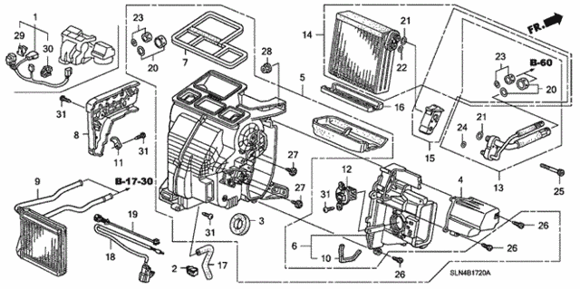 Heater Unit for 2007 Honda Fit #0