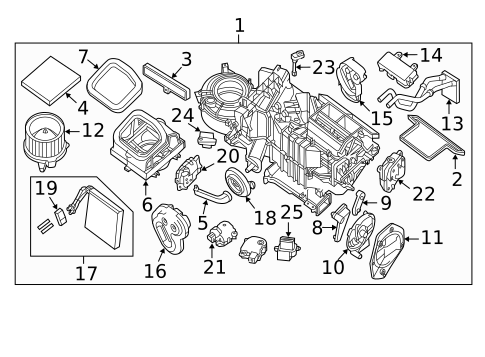 Evaporator & Heater Components for 2009 Nissan Xterra #0