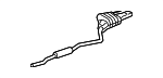 2214907521 - Exhaust: Muffler for Mercedes-Benz Image
