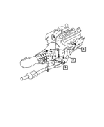 56028999AA - Electrical: Oxygen Sensor, Left for Mopar Image