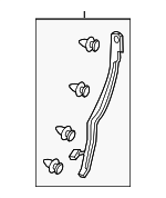 74954TK8A11 - : 2011-2017 Honda Odyssey - Sensor Assembly L Power Tailgate for Honda: Odyssey Image