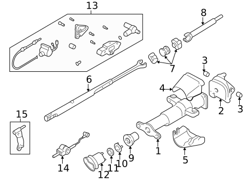 Housing & Components for 2003 Chevrolet S10 #0