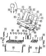 1EY691D5AA - Interior Trim: Rear Headrest for Mopar Image