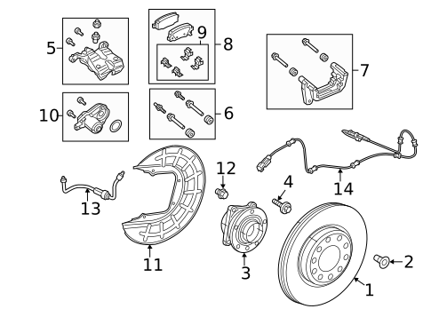 Rear Brakes for 2016 Chrysler 200 #1
