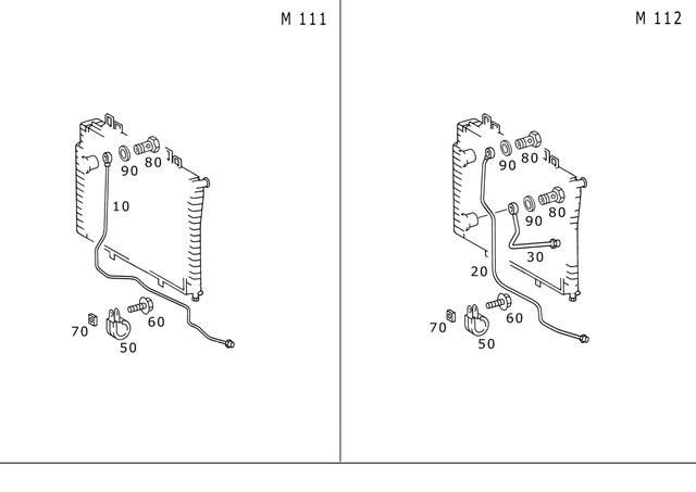 1702700696 - : Oil Line for Mercedes-Benz Image