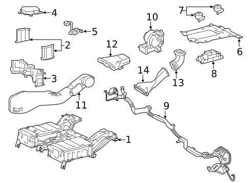Battery for 2020 Lexus NX300h #0