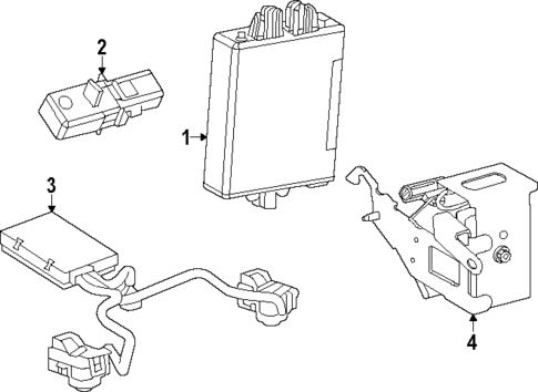 Anti-Theft Components for 2023 Lexus RX500h #0