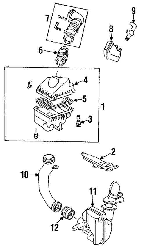 Powertrain Control for 1996 Mazda Protege #2