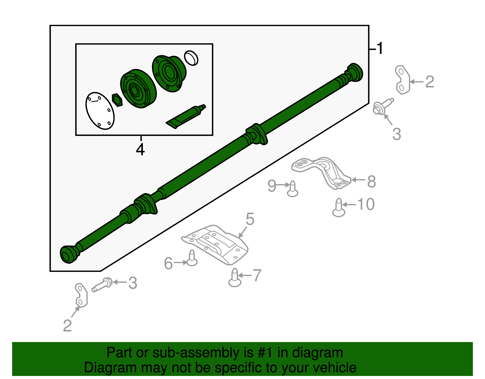 Genuine Drive Shaft for 2018-2025 Volvo XC60 | Part