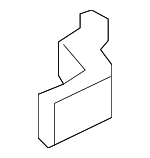 824204P00A - Body: Lower Hinge for Nissan: Maxima, Murano, Qashqai, Quest, Rogue, Rogue Select, Rogue Sport, Sentra Image