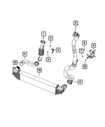 6107085AA - Cooling: Hex Nut for Mopar Image