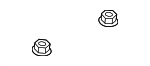 N91205301 - Electrical: Knee Air Bag Nut for Audi Image