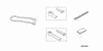8V03SDA100R1 - Accessory Components: SET, HARNESS COVER for Honda Image