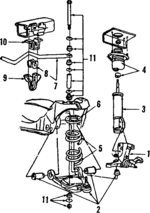 E5LY3105A - Suspension: Knuckle for Lincoln: Continental, Mark VII Image