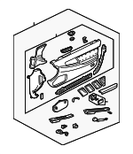 83500SL0A02ZB - Body: Trim Panel Assembly for Acura: NSX Image