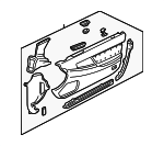 83533SL0A00ZB - Body: Door Trim Panel for Acura: NSX Image