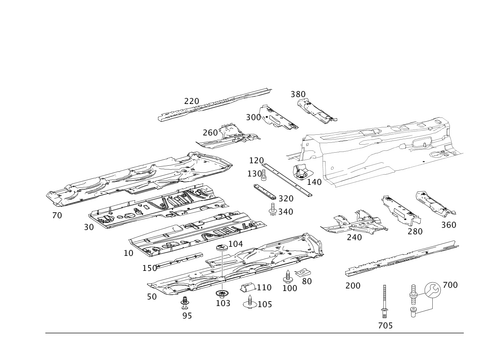 Front Floor for 2012 Mercedes-Benz E350 #0