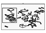 20904095 - Body: Seat Assembly for Cadillac: Escalade, Escalade ESV, Escalade EXT | Chevrolet: Avalanche, Silverado 1500, Silverado 2500 HD, Silverado 3500 HD, Suburban 1500, Suburban 2500, Tahoe | GMC: Sierra 1500, Sierra 2500 HD, Sierra 3500 HD, Yukon, Yukon XL 1500, Yukon XL 2500 Image