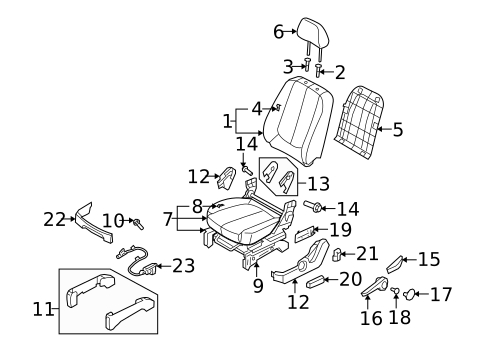 Power Seats for 2009 Kia Rondo #0