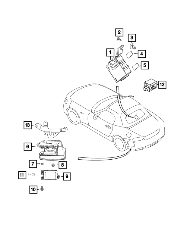 68319011AA - Electrical: Parking Assist Module for Mopar Image image