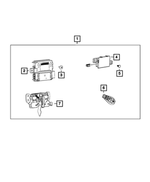 6504995AA - Mopar Accessories - Component Parts: Push Pin for Mopar Image