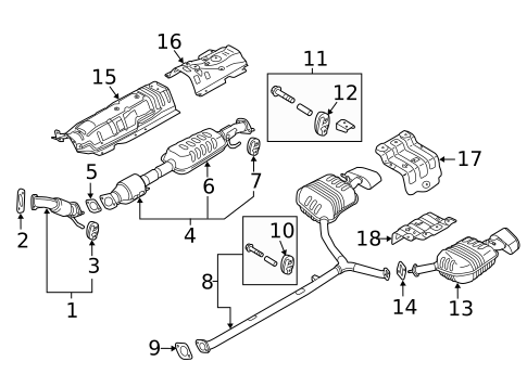 Catalytic Converter for 2017 Hyundai Sonata #0