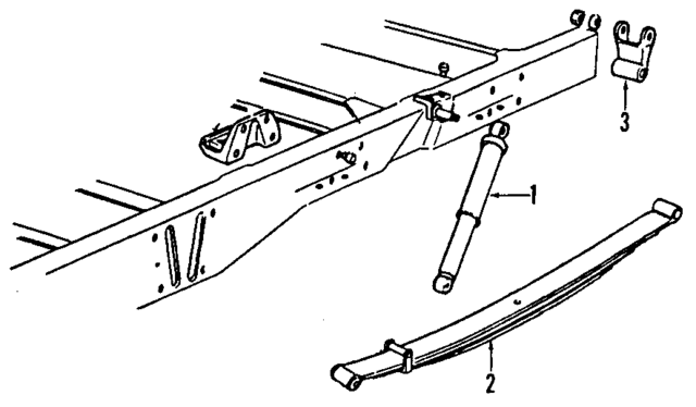 14054767 - Suspension: Leaf Spring for GM Image