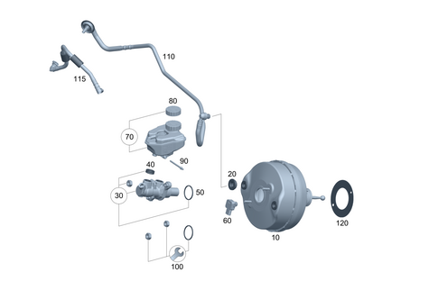 Brake Booster for 2026 Mercedes-Benz CLE300 #0