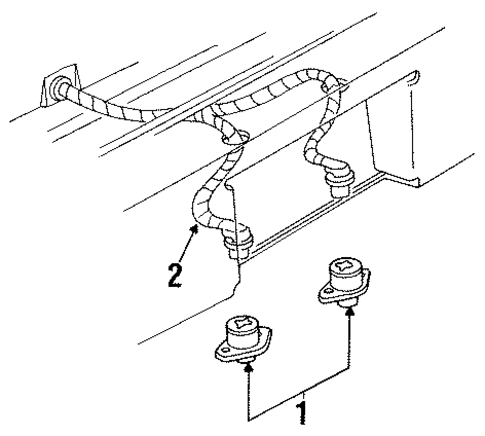 License Lamps for 1996 Mercury Grand Marquis #0