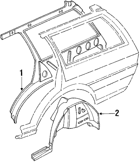 Inner Components for 1987 Subaru DL #2
