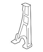 83417TBAA00 - Body: Console Bracket for Honda: Civic Image