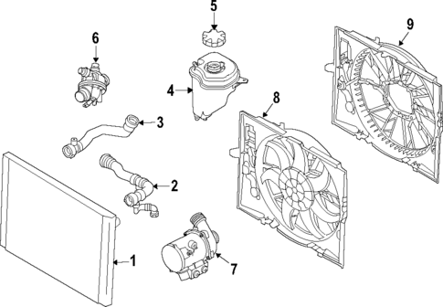Water Pump for 2013 BMW ActiveHybrid 7 #2