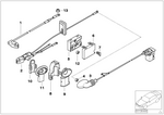 61123412336 - Vehicle Electrical System: Battery Cable Negative for BMW Image