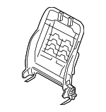 64110FL03B - Body: Seat Back Frame for Subaru Image