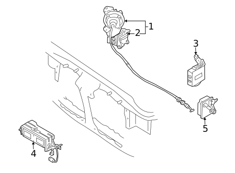 Cruise Control System for 2004 INFINITI M45 #0