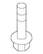 1244105207K - Body: Outer Molding Screw for Kia: K4, Niro, Niro EV, Sorento, Telluride Image