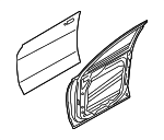 76003S1000 - Body: Door Shell for Hyundai: Santa Fe Image