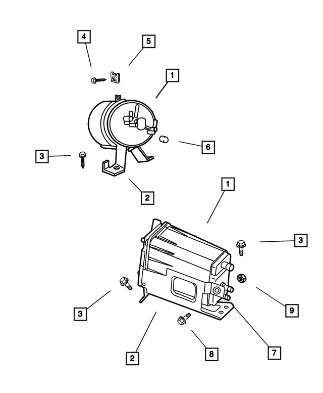 153355 - Cooling: U-nut for Mopar Image image